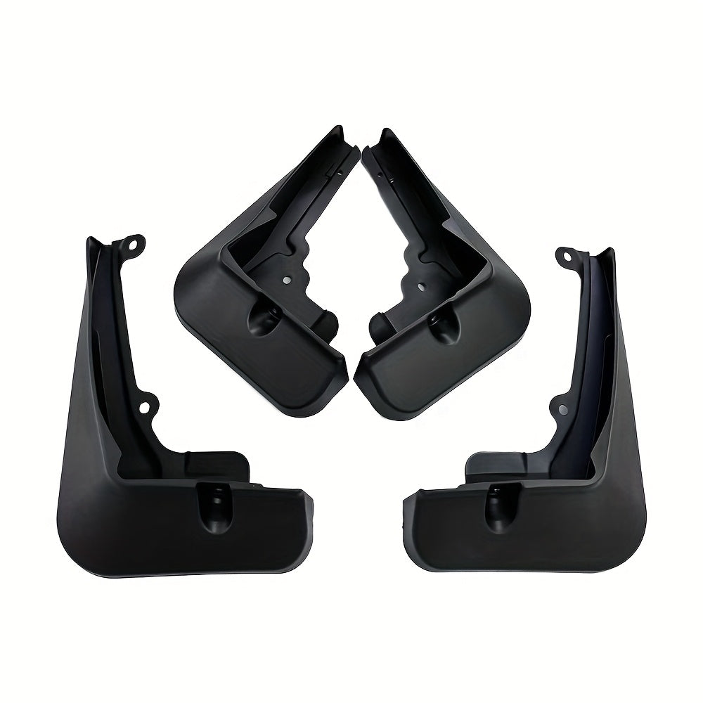 4Pcs Flexible Plastic Fender Flares for Cars Front and Rear Durable Automotive Accessories