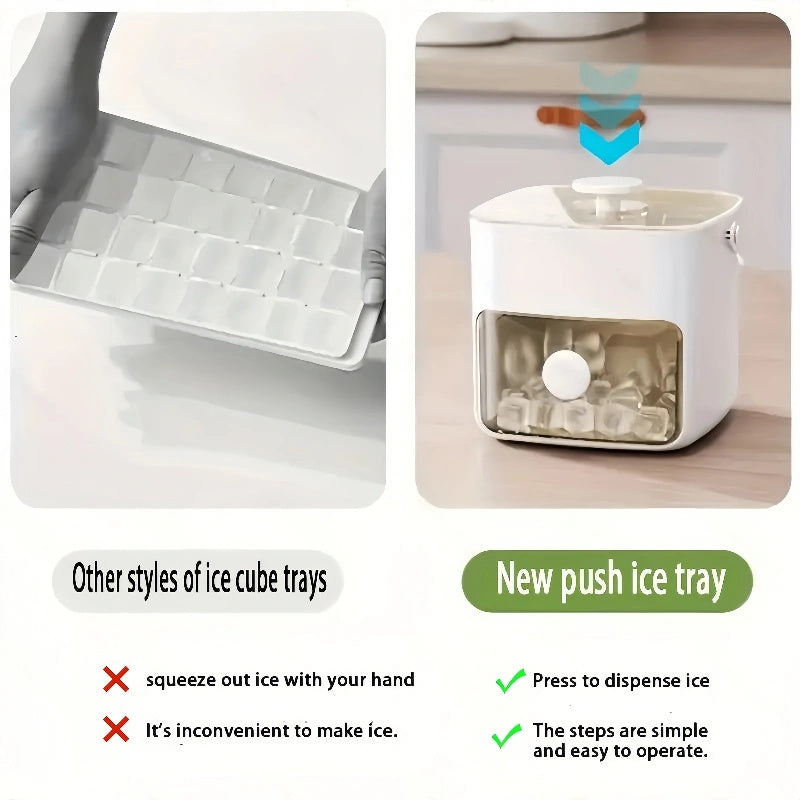 Large Ice Maker 25-Cube Food-Grade Portable Outdoor Summer Kitchen