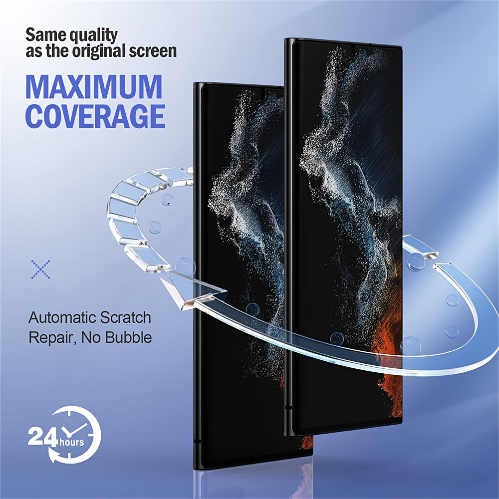 2-Pack Hydrogel Back Covers for Samsung Galaxy S20 FE Note 20 Ultra Thin Water Oil Resistant