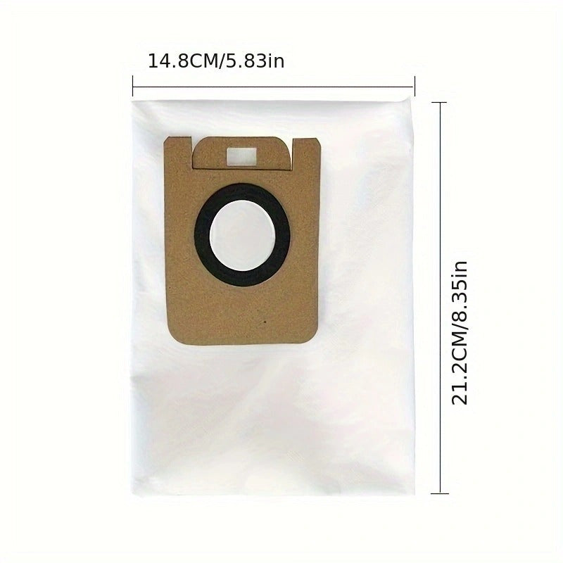 Replacement Dust Bag Set for Robot Vacuum Auto-Empty 4L Capacity 4 Pieces