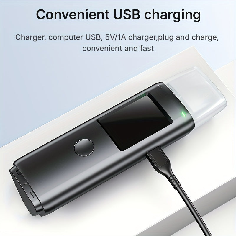 Portable USB Rechargeable Alcohol Tester with HD Screen and Dual Detection