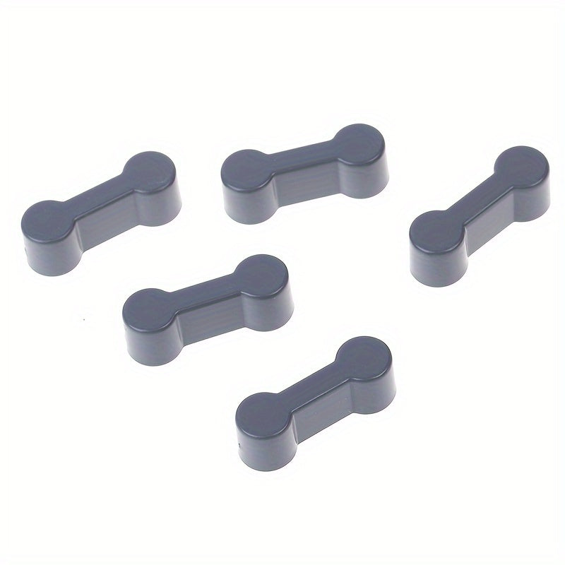 Grey Wooden Track Connectors for Accessories No Power Needed Set of 5