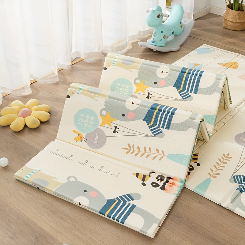 Kids Foam Floor Mat Foldable Non-Toxic Odorless for Living Room Crawling