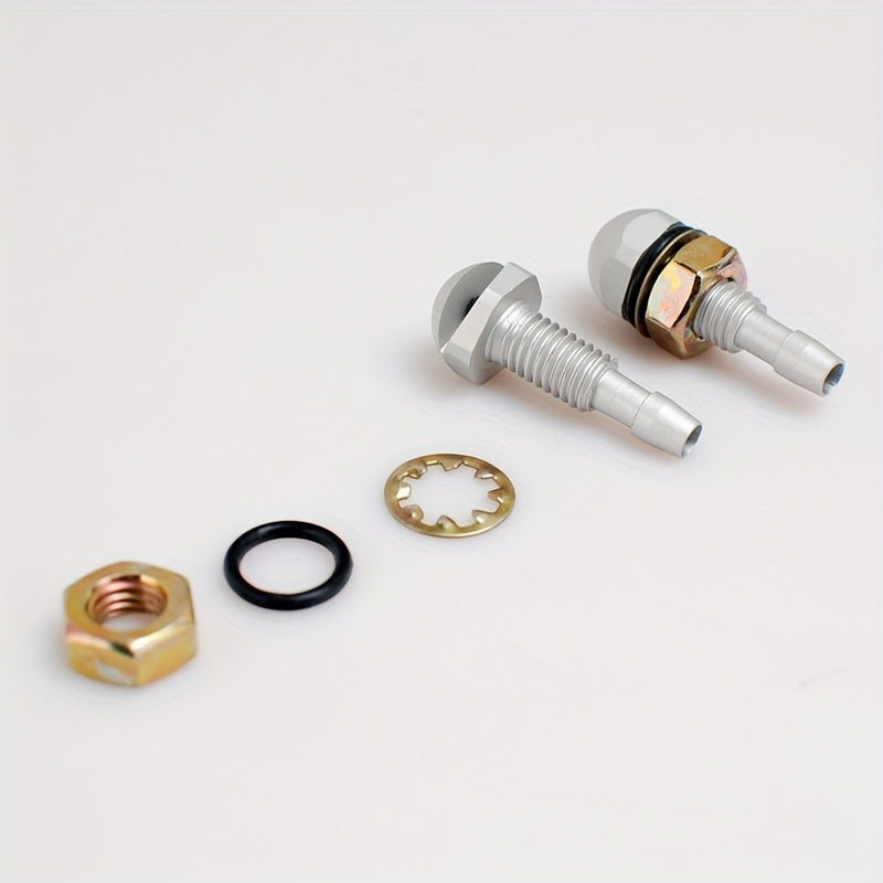 Universal Aluminum Alloy Windshield Washer Nozzles Golden Mist Spray Heads