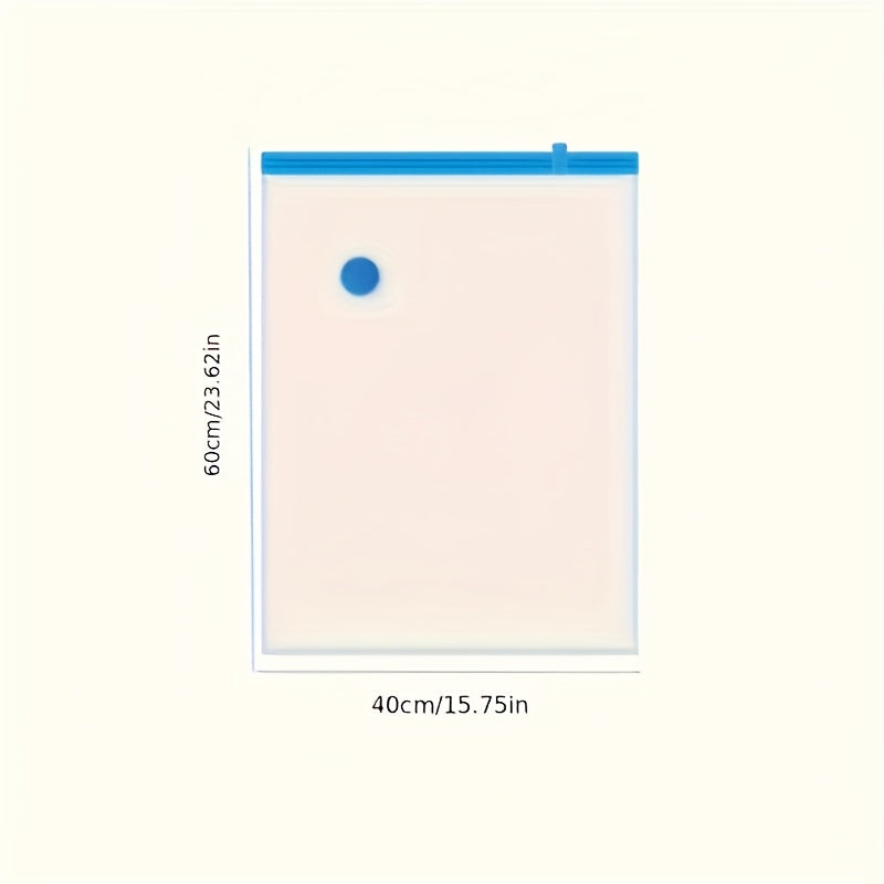 Set of 3 Vacuum Storage Bags with Hand Pump for Travel and Home Organization