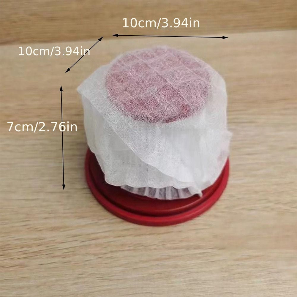 100 ta premium to'qilmagan vakuum tozalagich filtrlar: havo sifatini yaxshilash va samarali chang yig'ish uchun mustahkam to'r qoplamalar.