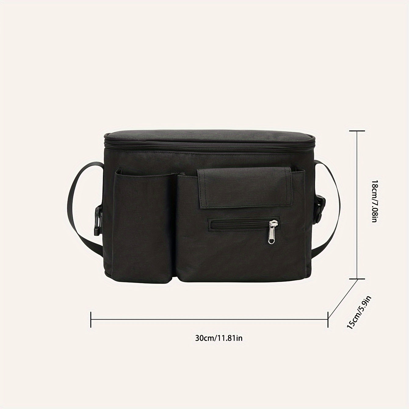 Multipurpose Diaper Bag with Hanging Storage Organizer for Strollers