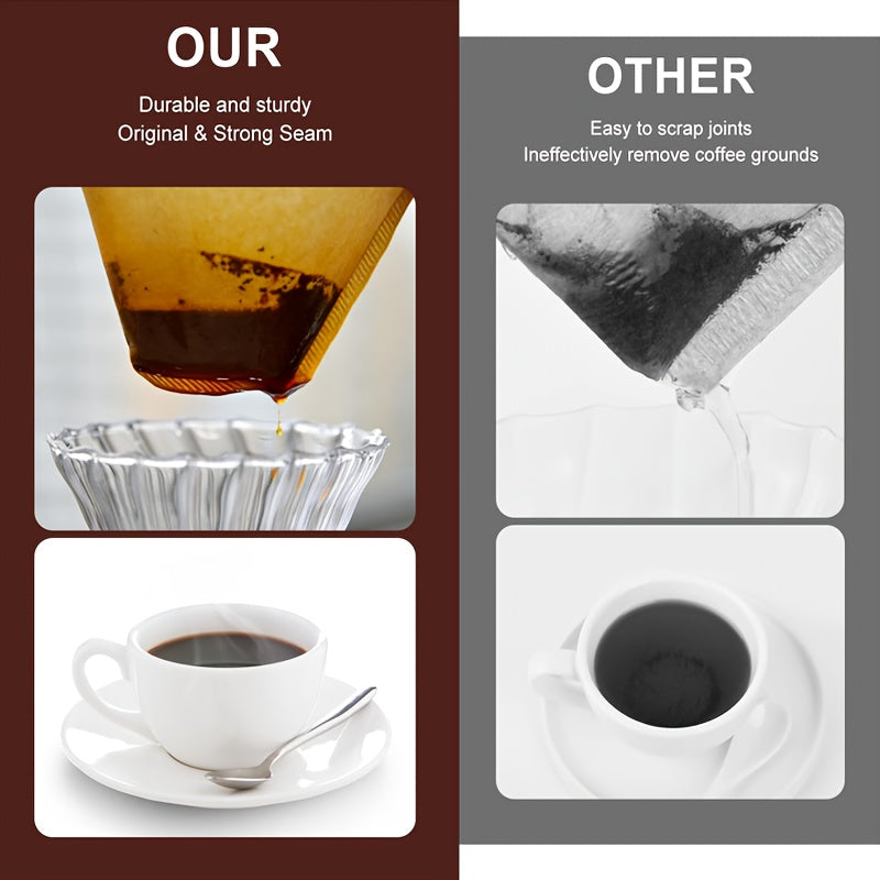 Coffee Filters 100 Pack for 2-4 Cup Drip Coffee Makers