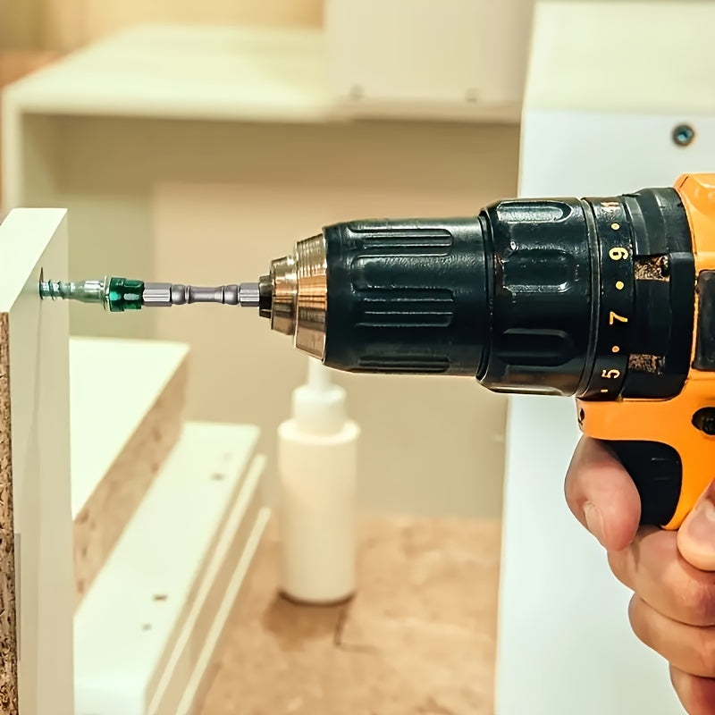 Juego de 5 piezas de brocas de destornillador Phillips magnéticas de acero S2, con vástago hexagonal de 65 mm