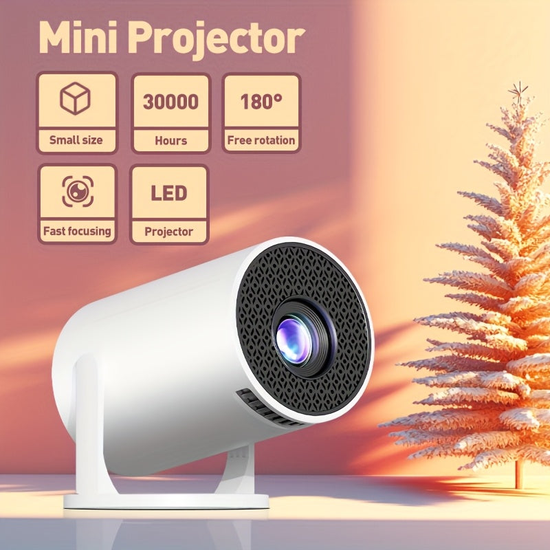 Mini Portable Projector with 720P HD LCD Display for Indoor Outdoor Use