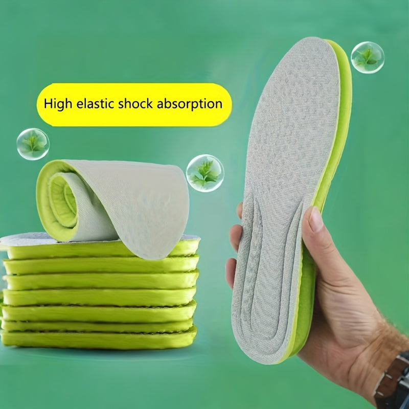 Unisex Cushioned Insoles with Arch Support Soft Breathable Shock-Absorbing