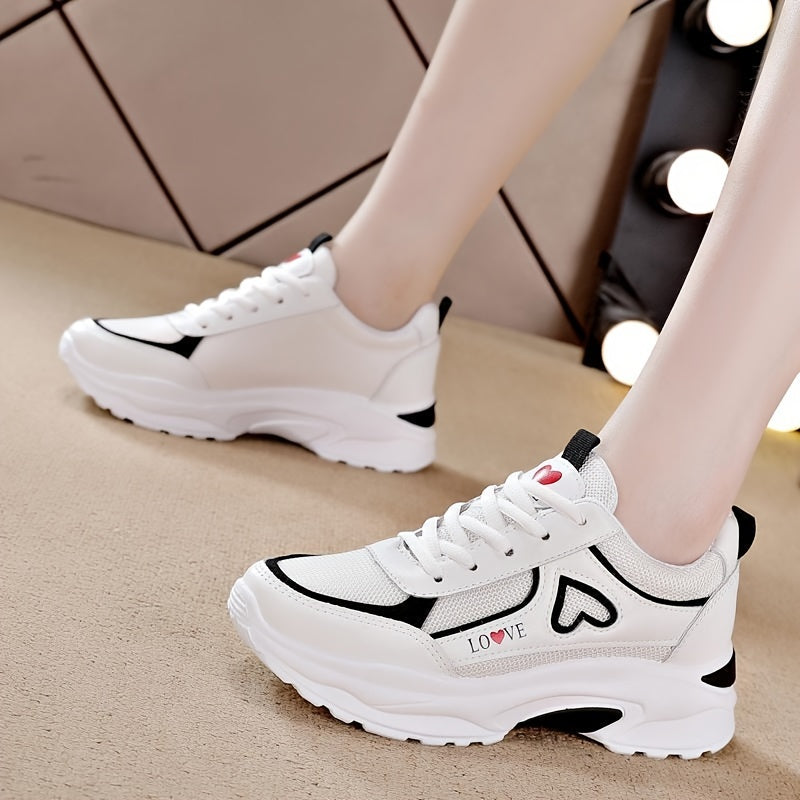 Women's Breathable Slip-Resistant Casual Sneakers Low Top Fabric Spring Autumn