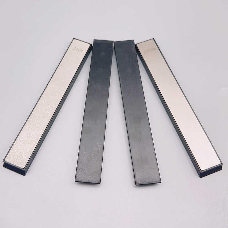 Oshxona pichoqlari uchun olmos whetstone pichoqni silliqlash to'plami, 4 ta.