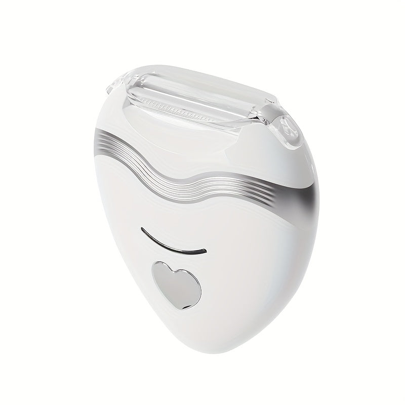 Electric shaver for bikini line face leg underarm wet dry wireless USB charging portable