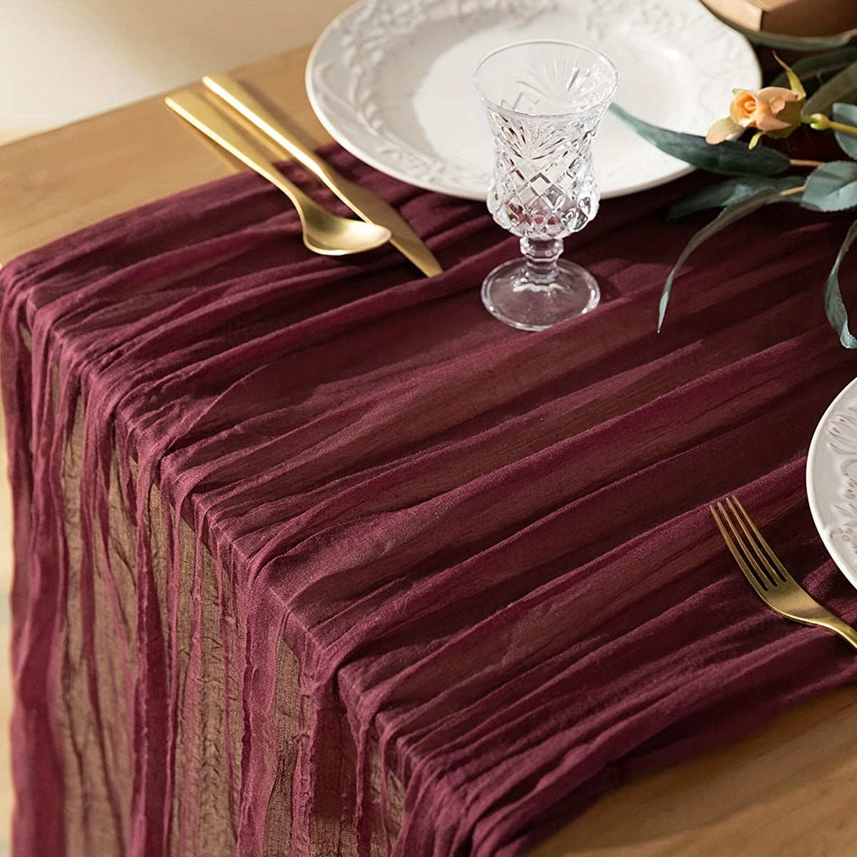 Bohemian Style Table Runner for Weddings Parties and Events