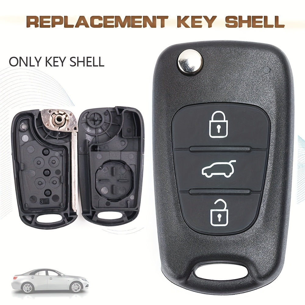 Carcasa universal para llavero Kia Ceed Venga 2009-2013 de 3 botones