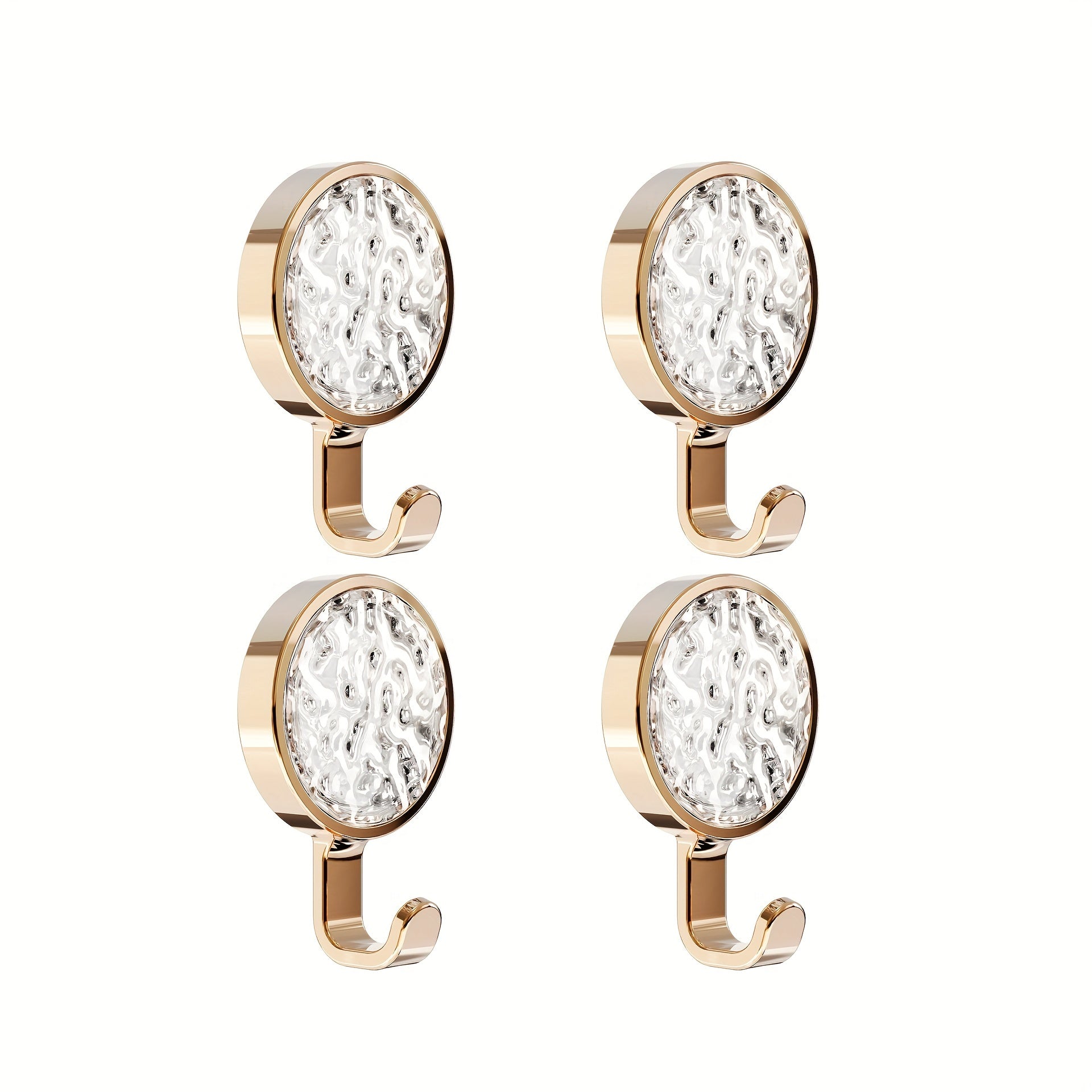 Glacier Pattern Wall Hook Set Seamless Non-perforated Bathroom Door Hanging