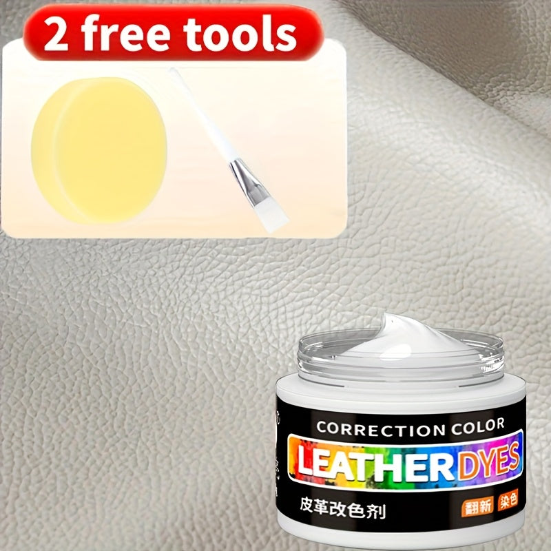 White Shoe Repair Cream 30g Leather Fix Kit for White Edges and Scrapes