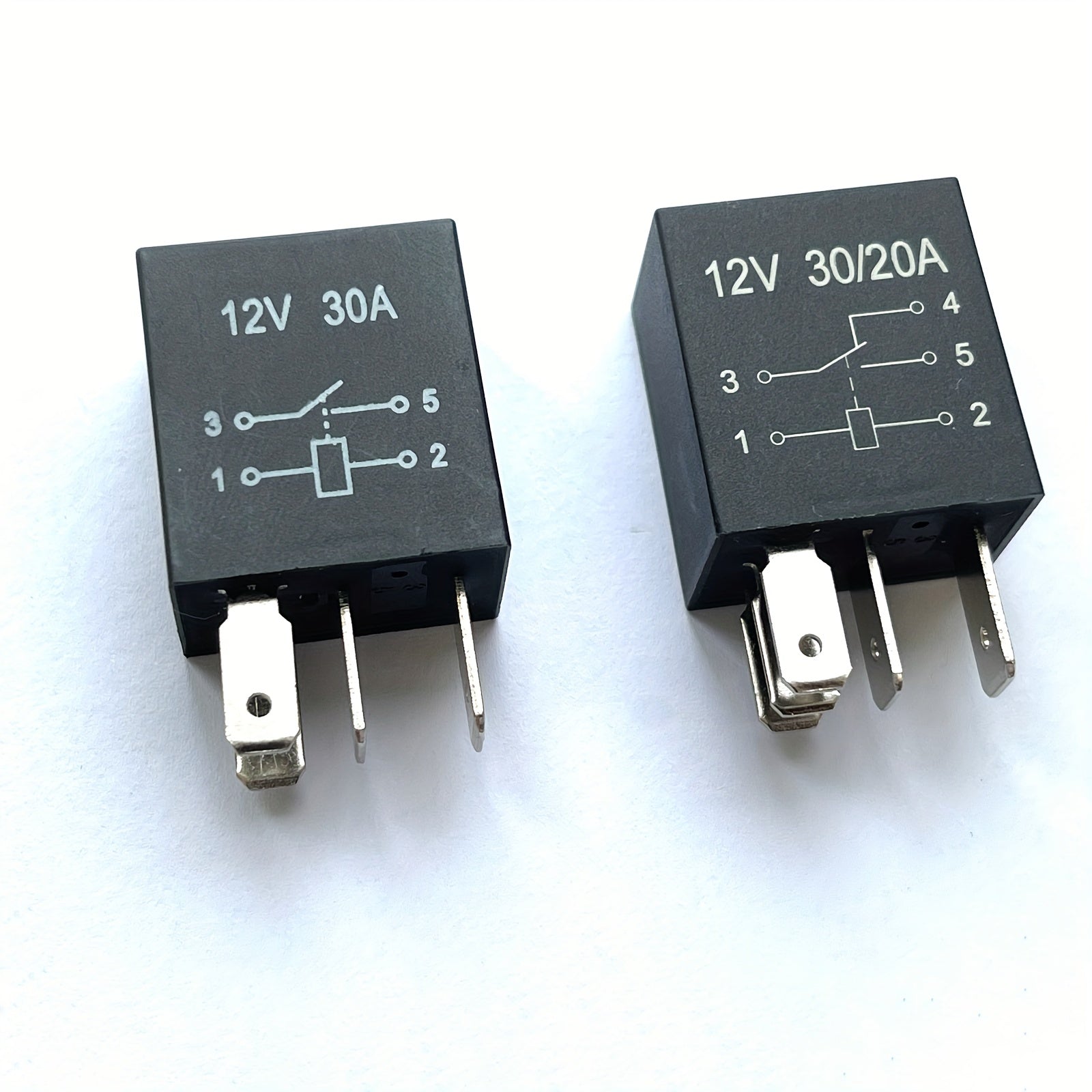 Universal 12V 30A Car Relay for High/Low Beams Air Conditioner Oil Pump