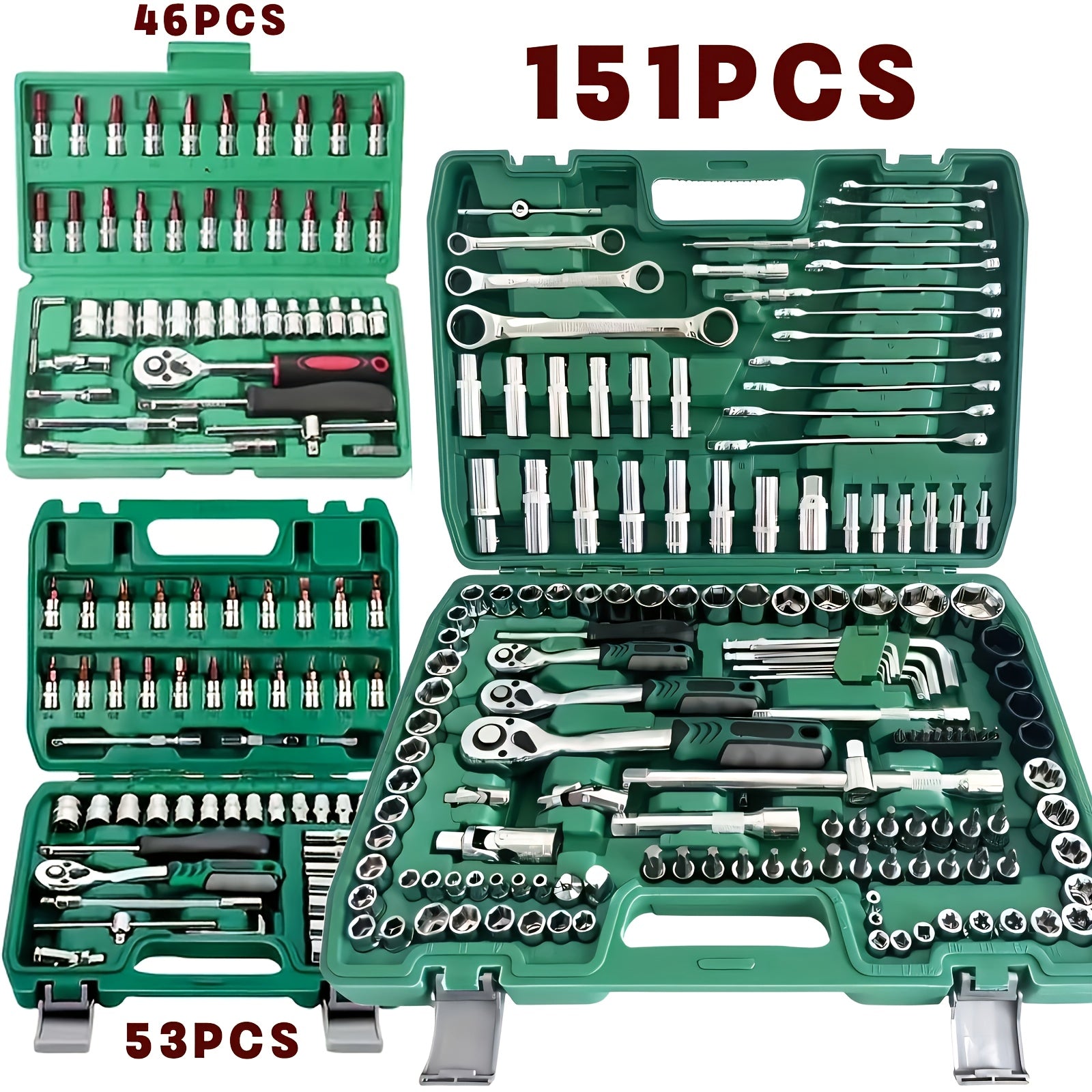 Automobile Maintenance Toolset with Hand Tools for Cars Bikes Motorcycles