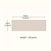 Solid Color Tassel Scarf for Men and Women Soft Fleece Shawl Cozy Windproof Accessory