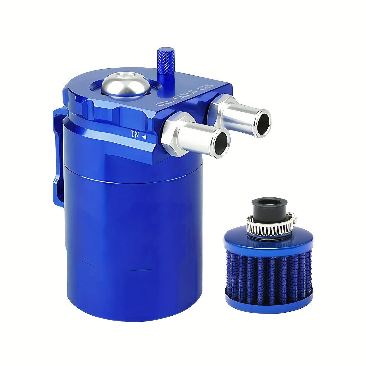 Universal 300ml Aluminum Oil Catch Can Kit for Cars SUVs Trucks