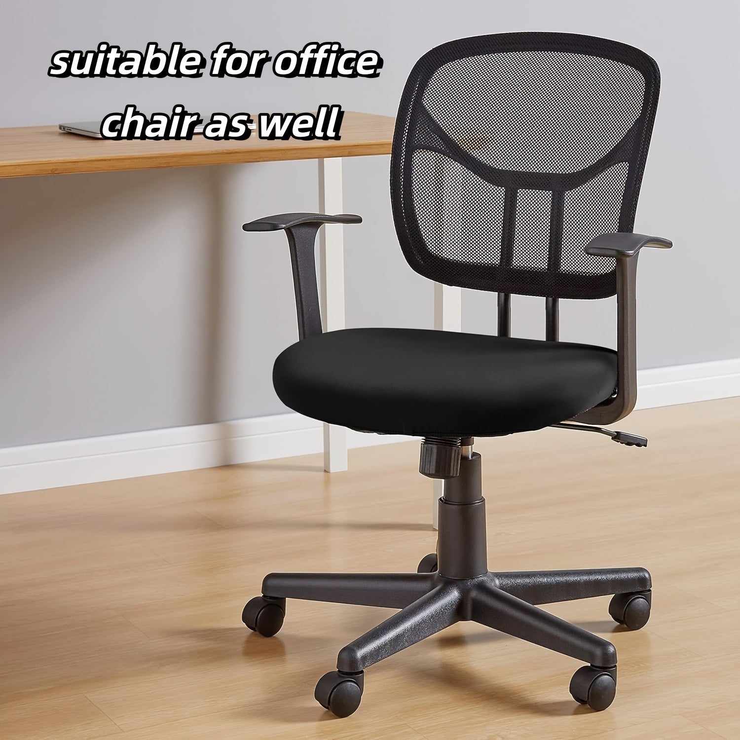 4/6pcs Waterproof Polyester Spandex Chair Seat Covers with Elastic Band Slipcovers