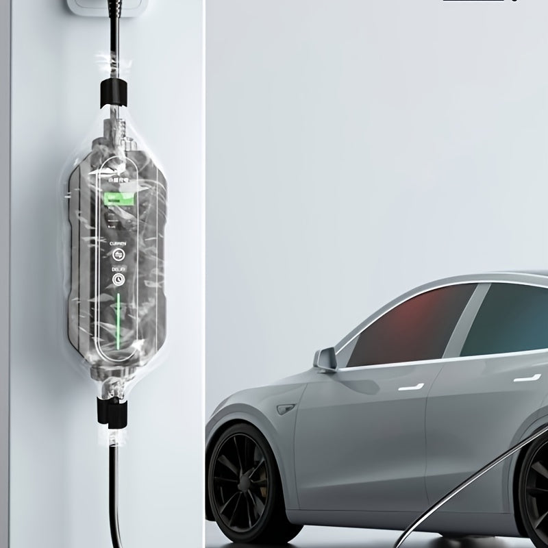 Magnetic Rain Cover for EV Charger Ports Weatherproof Weatherproofing Protects Charging System