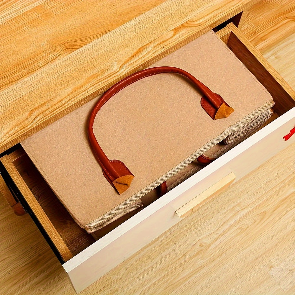 Cesta de almacenamiento plegable para escaleras con alfombra con asa para ropa, libros y electrónicos