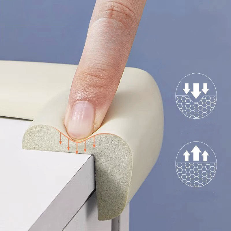 Silicone Corner Protector 200cm Self-Adhesive Childproof Bumper for Furniture