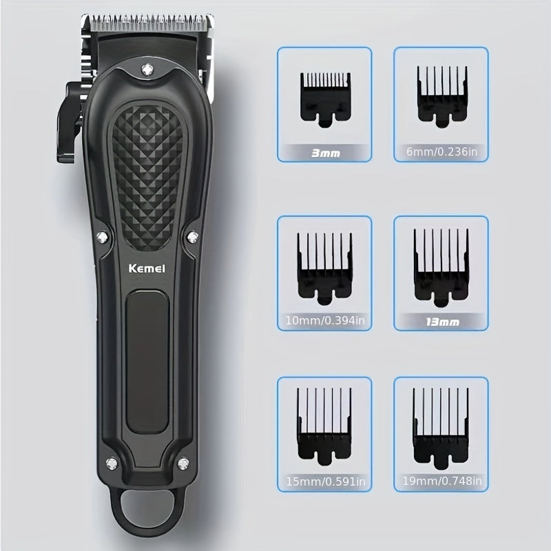 Cordless Men’s Beard Trimmer USB Rechargeable Lithium Battery Portable Grooming Tool