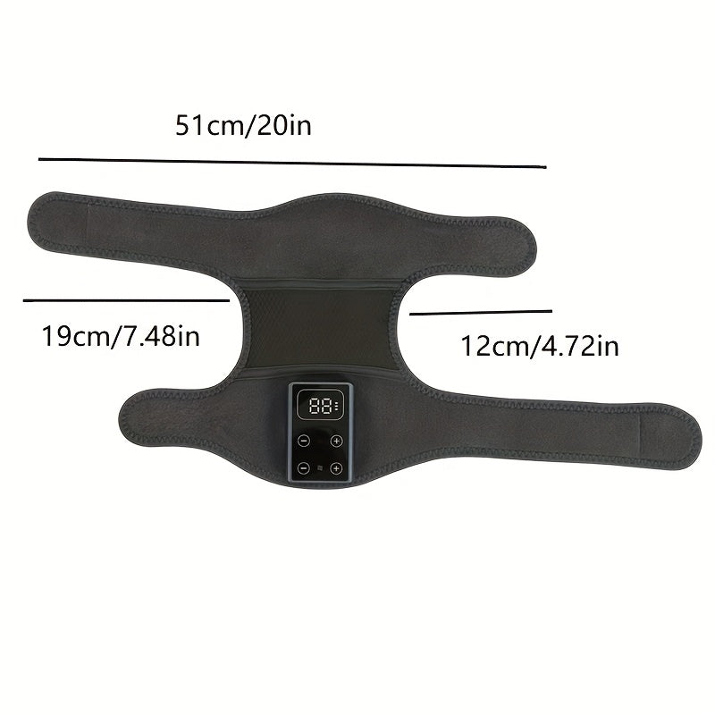 USB Rechargeable Massager for Knees Shoulders with Heat Vibration Therapy