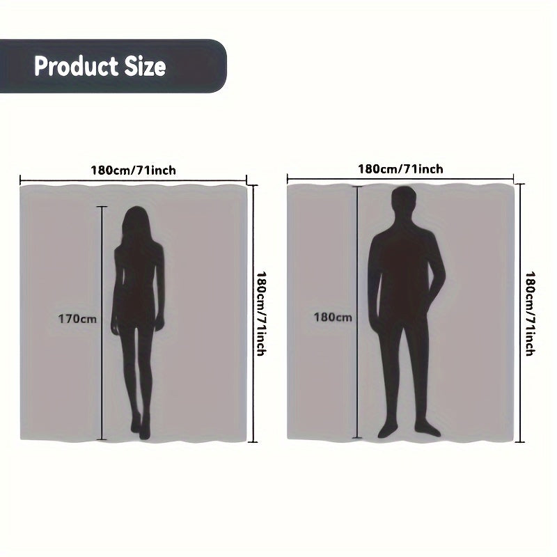 3D Suv Kubik Dush Qopqog'i Suv o'tkazmaydigan Yarim Opa'raq Rostlangan Po'lat Grommetlar Hammom Dekori