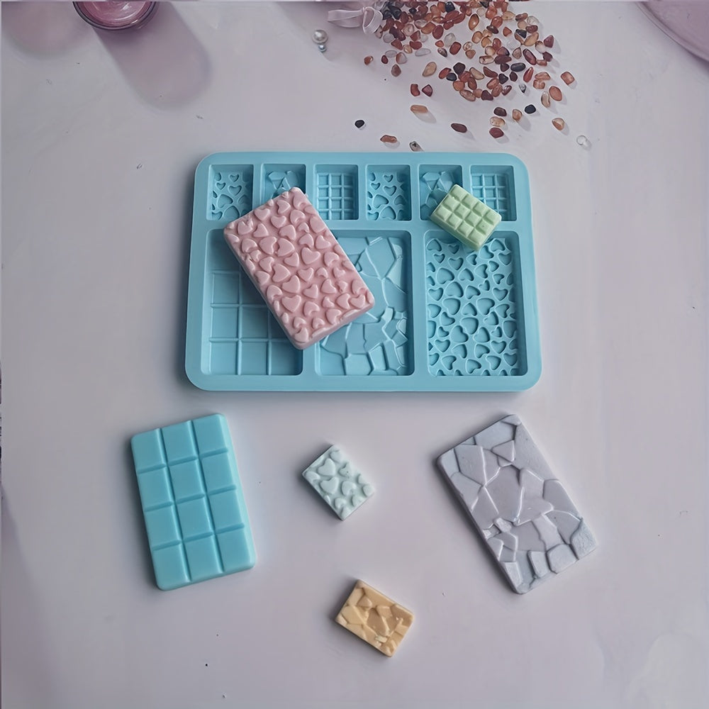 Silicone Candy and Chocolate Mold BPA-Free for DIY Ice Cubes Cakes and Kitchen