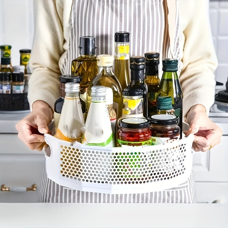 Rotating Kitchen Storage Organizer Turntable for Spices and Condiments