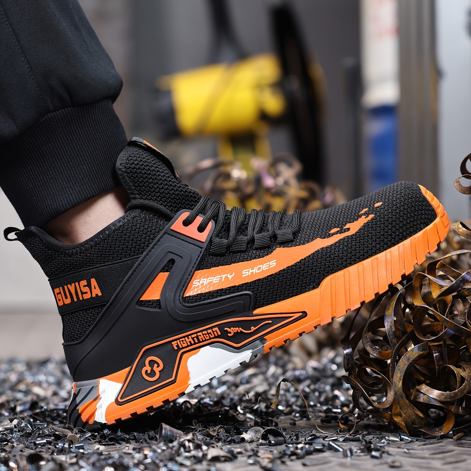 Women's Steel Toe Work Shoes Anti-Smash Anti-Piercing Lightweight Safety Shoes For Work