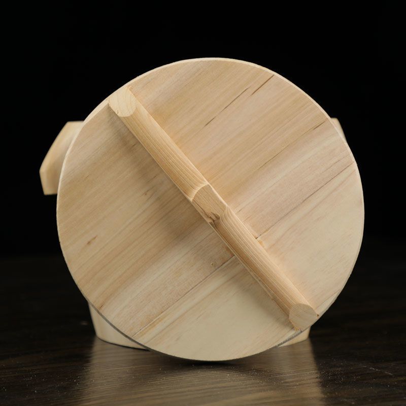 Cesta de vapor de madera para arroz y verduras, herramienta de cocina saludable