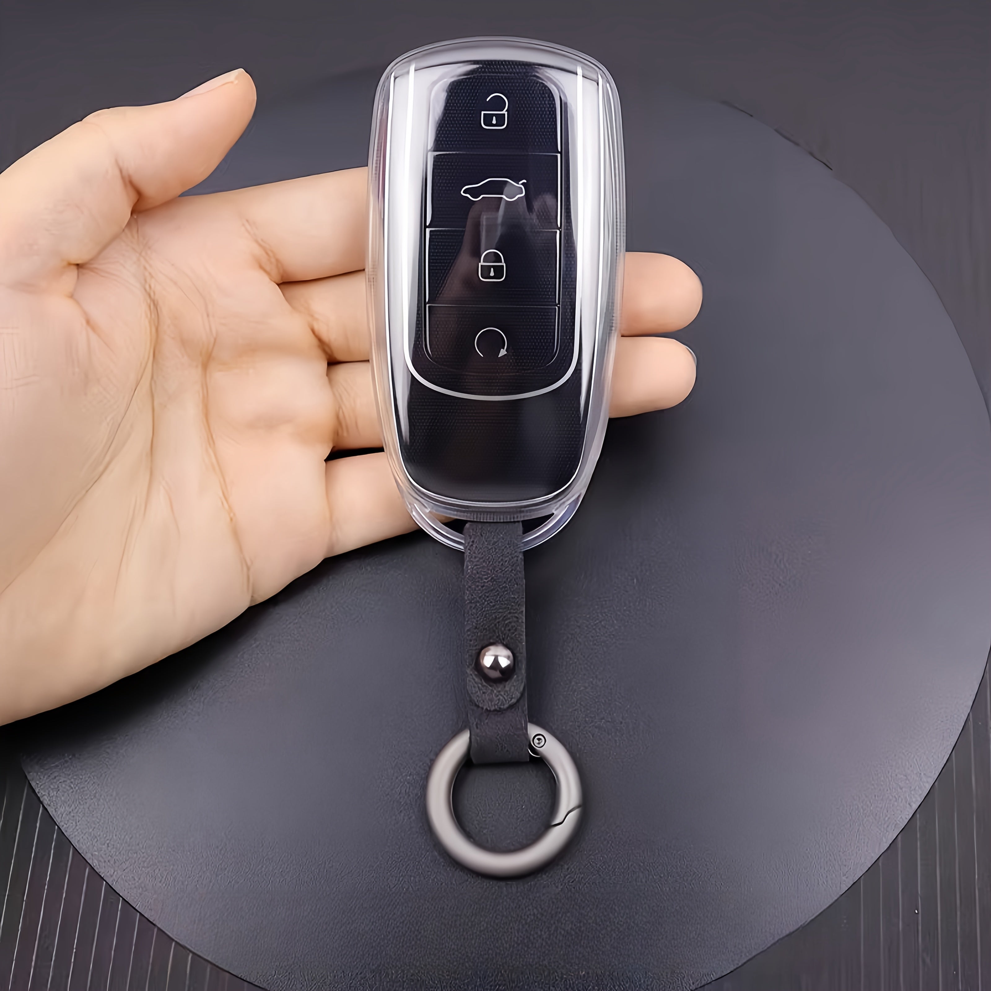 Universal Transparent TPU Key Cover for Remote Control Protection