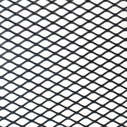 Universal Aluminum Alloy Car Grille Mesh Black Rhombic 101.6cm x 33.02cm