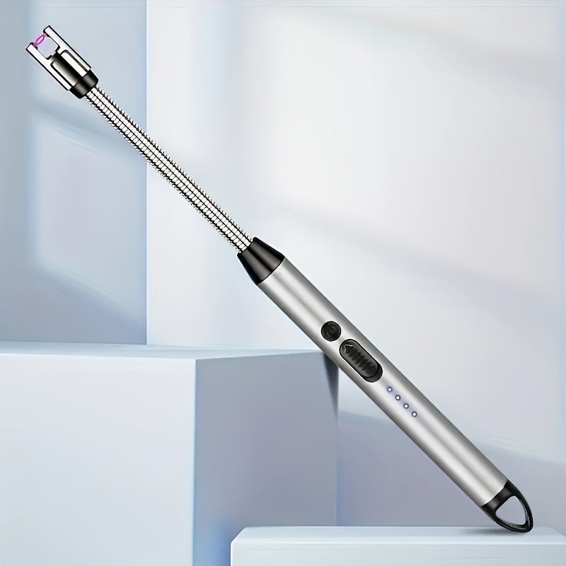 Universal metall USB qayta to'ldiriladigan shamollarga qarshi arc yong'og'i, shamlar va BBQ uchun