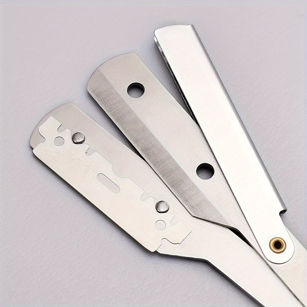 100pcs Safety Razor Blades Half Single Edge Manual Shaving Blades for Barbers