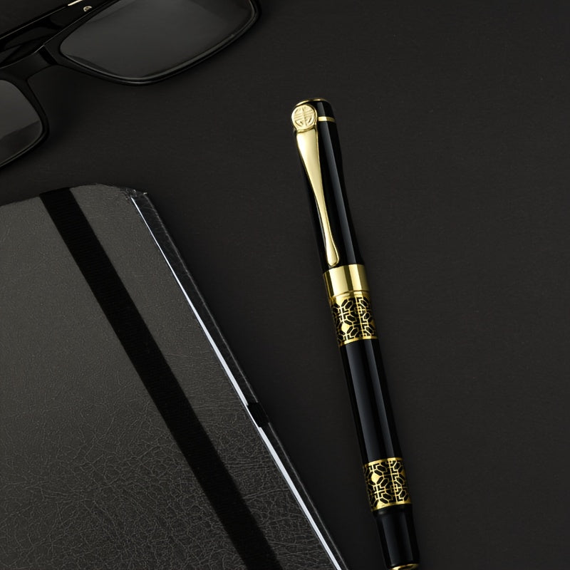 Металлическая шариковая ручка с карманным зажимом и откидным колпачком для офиса и школы