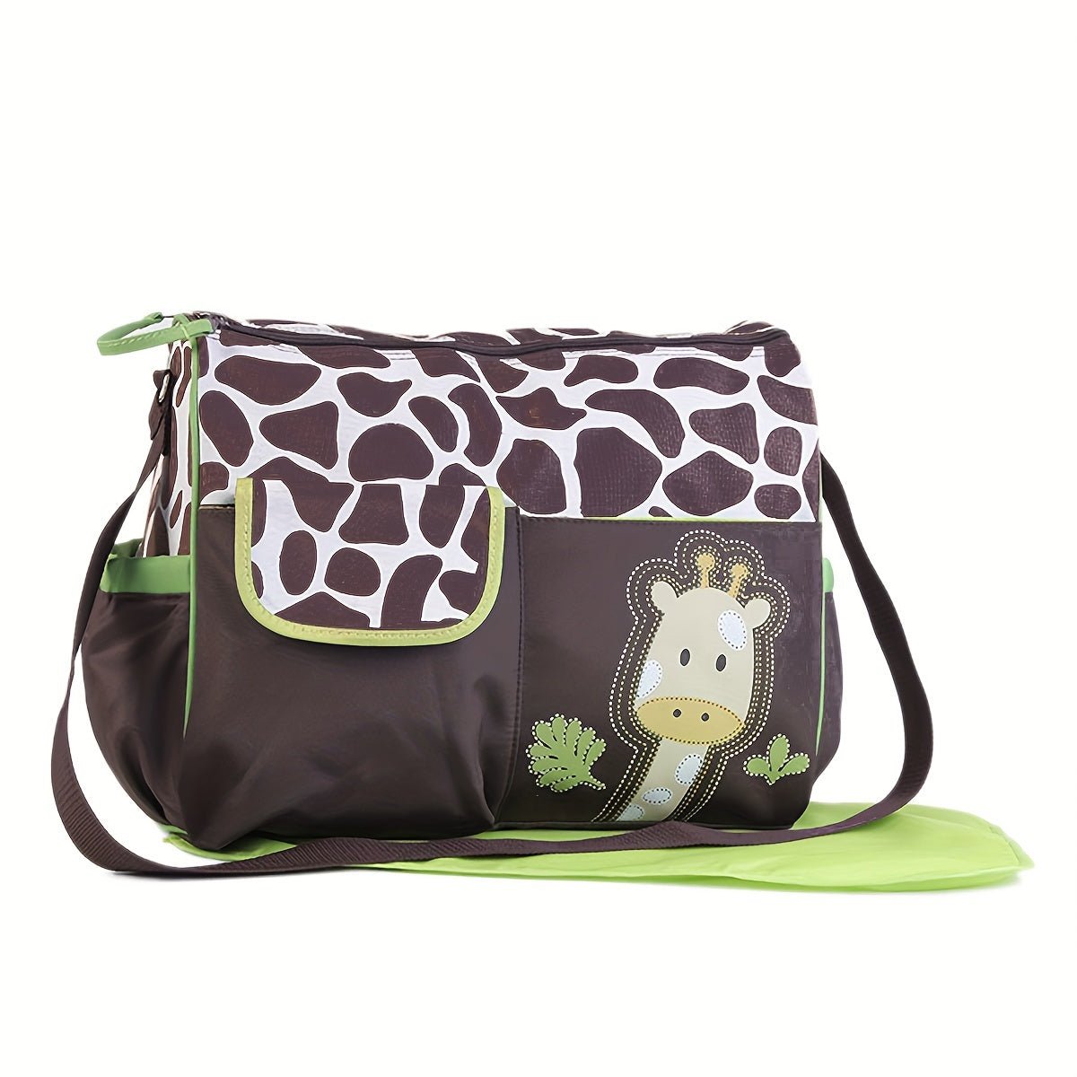 Diaper Bag for Moms with Cartoon Pattern Spacious with Multiple Functions Wet and Dry Separation