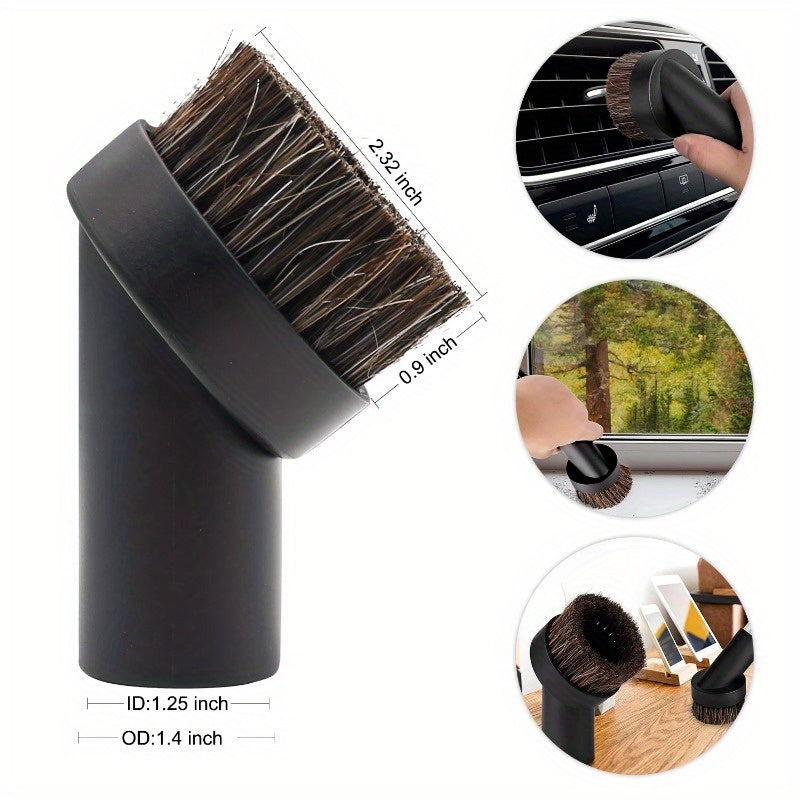 6 ta Universal Vacuum Nozzle Brush Heads to'plami, 32mm va 35mm ulanishlari bilan mos, changyutgich uchun plastik pol asbobi, yotoqlardagi va divanlardagi bo'shliqlarni tozalash uchun ideal