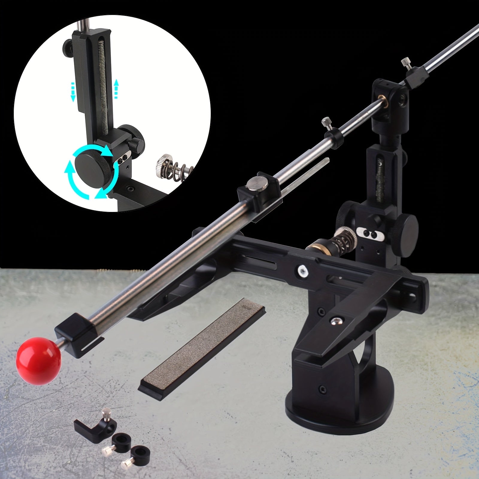 Knife Sharpener Kit for Kitchen, Folding, and Multitool Knives, Compact and Portable