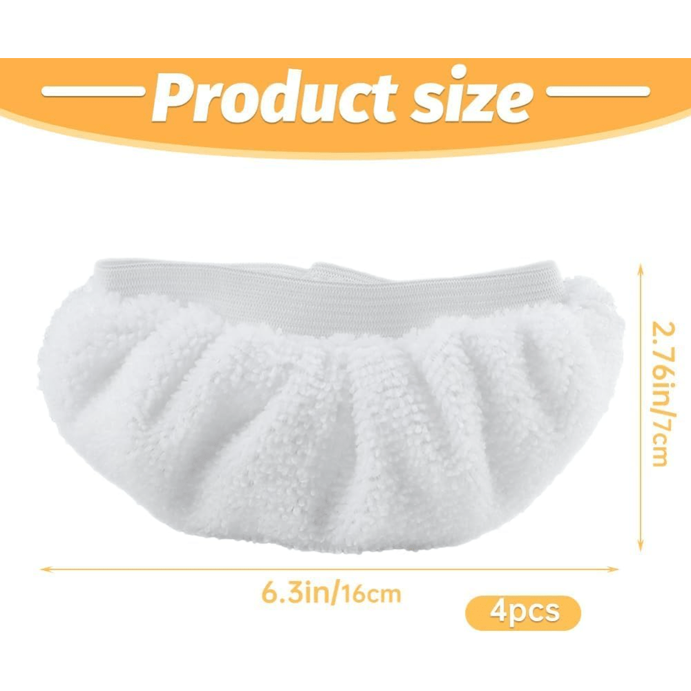 10 ta qayta ishlatiladigan mikrotoʻlqinli bugʻli mop padlari qoʻl bilan ishlatiladigan bugʻli tozalash qurilmalari uchun