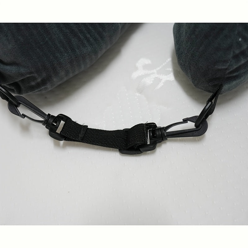 Adjustable Travel Neck Pillow with Zipper for Comfort and Support