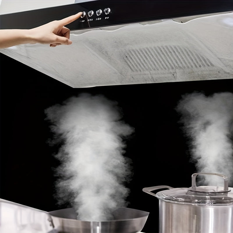 12pcs Oil-Absorbing Range Hood Filter Membrane Keep Kitchen Clean Odor-Free