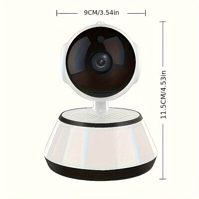 720P WiFi Security Camera with Night Vision Voice Intercom and App Remote Viewing
