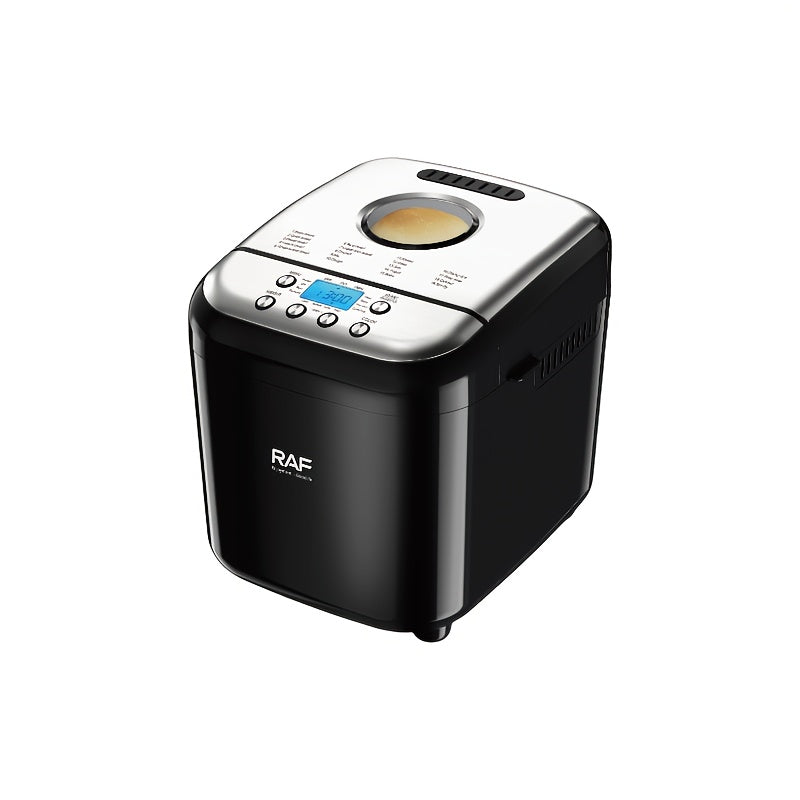 Kichik avtomatik non-stick keramik qoplamali non, 3 qobiq rangi, 15 soatlik taymer, izolyatsiya, quvvat o'chirish eslatmasi, kichik va o'rta oilali uchun mos. Bardoshli konstruktsiya va